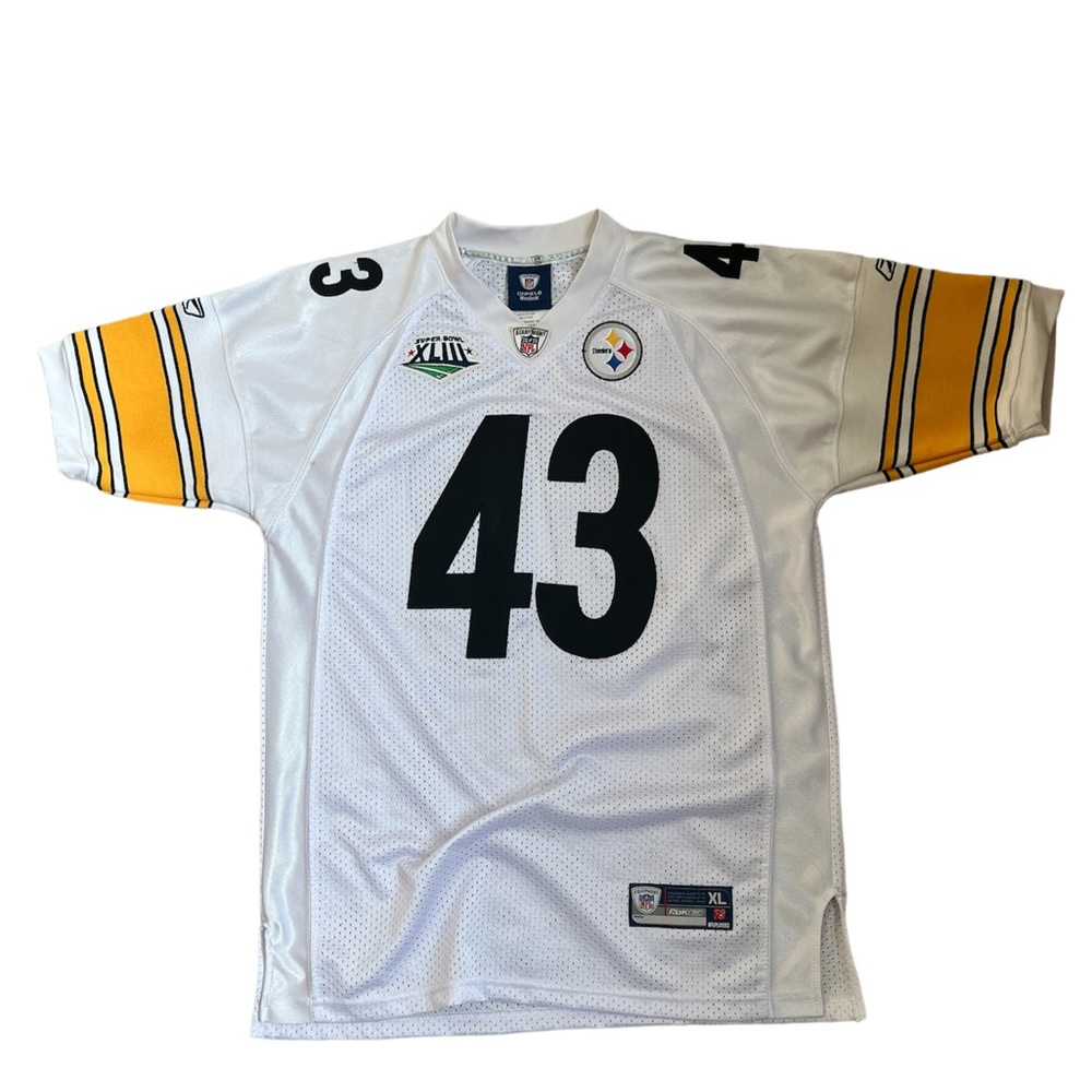 Super Bowl XLIII Palomalu jersey, PGH Steelers # 43 size XL perfect condition